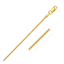 Load image into Gallery viewer, 14k Yellow Gold Round Chain 1.2mm
