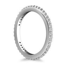 Load image into Gallery viewer, 14k White Gold Round Diamond Eternity Ring
