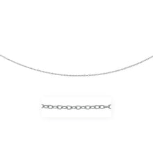 Load image into Gallery viewer, 2.5mm 14k White Gold Pendant Chain with Textured Links
