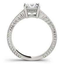 Load image into Gallery viewer, 14k White Gold Antique Style Diamond Engagement Ring (1 1/8 cttw)
