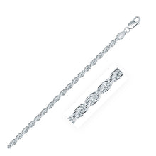 Load image into Gallery viewer, Sterling Silver 3.6mm Diamond Cut Rope Style Chain
