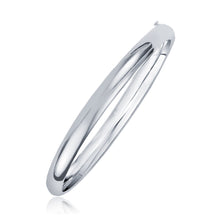 Load image into Gallery viewer, Classic Bangle in 14k White Gold (5.0mm)
