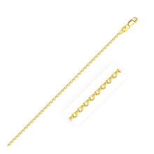 Load image into Gallery viewer, 14k Yellow Gold Cable Link Chain 1.5mm
