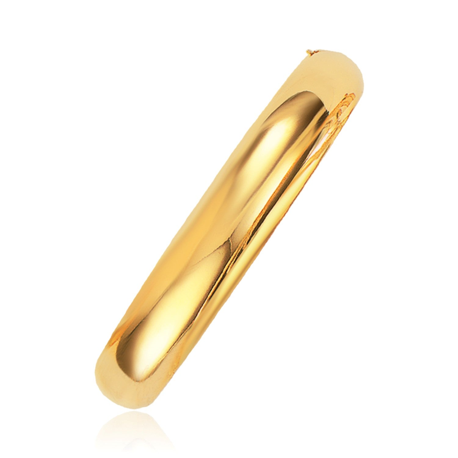 Classic Bangle in 14k Yellow Gold (10.0mm)