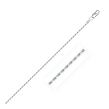 Load image into Gallery viewer, Sterling Silver 1.4mm Diamond Cut Rope Style Chain
