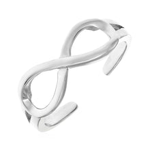 Load image into Gallery viewer, Toe Ring with Infinity Symbol in Sterling Silver
