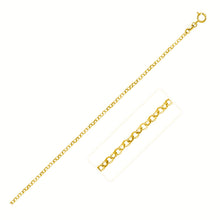 Load image into Gallery viewer, 14k Yellow Gold Rolo Chain 1.9mm
