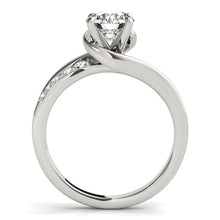 Load image into Gallery viewer, 14k White Gold Bypass Style Round Diamond Ring (1 1/4 cttw)
