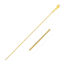 Load image into Gallery viewer, 10k Yellow Gold Wheat Chain 0.6mm
