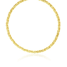 Load image into Gallery viewer, 14k Yellow Gold Fancy Byzantine Chain Necklace
