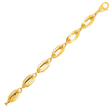 Load image into Gallery viewer, 14k Yellow Gold Bracelet with Long Double Oval Links
