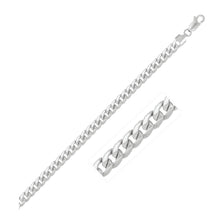 Load image into Gallery viewer, 5.5mm 14k White Gold Light Miami Cuban Bracelet
