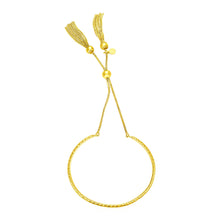 Load image into Gallery viewer, Adjustable Clasp in Sterling Silver with Yellow Finish
