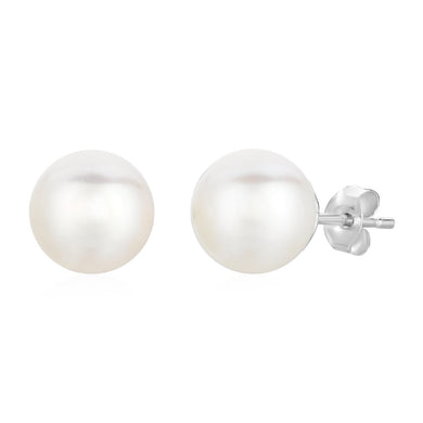 Freshwater Pearl Earrings in Sterling Silver