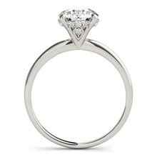 Load image into Gallery viewer, 14k White Gold Prong Set Round Diamond Engagement Ring (2 cttw)
