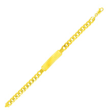 Load image into Gallery viewer, 14k Yellow Gold Men&#39;s ID Cuban Chain Bracelet
