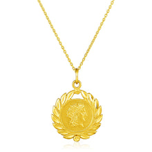 Load image into Gallery viewer, 14k Yellow Gold with Roman Coin Pendant
