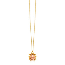 Load image into Gallery viewer, 14k Yellow Gold Necklace with Ladybug Pendant
