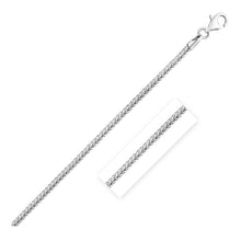 Load image into Gallery viewer, Sterling Silver Rhodium Plated Foxtail 2.0mm
