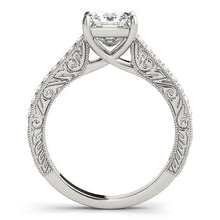 Load image into Gallery viewer, 14k White Gold Princess Cut Diamond Engagement Ring (1 1/4 cttw)
