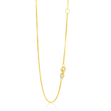 Load image into Gallery viewer, 14k Yellow Gold Adjustable Box Chain 0.8mm
