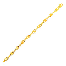 Load image into Gallery viewer, Mens Polished Link Bracelet in 14k Yellow Gold
