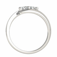 Load image into Gallery viewer, 14k White Gold Round Two Stone Common Prong Diamond Ring (1/2 cttw)
