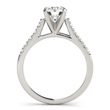 Load image into Gallery viewer, 14k White Gold Cathedral Design Diamond Engagement Ring (1 1/8 cttw)
