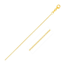 Load image into Gallery viewer, 14k Yellow Gold Round Cable Link Chain 1.1mm
