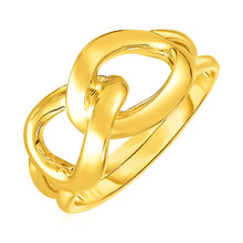 Load image into Gallery viewer, 14k Yellow Gold Interlocking Links Ring
