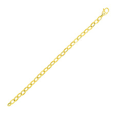 Load image into Gallery viewer, 14k Yellow Gold Cable Chain Style Bracelet
