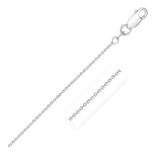 Load image into Gallery viewer, Sterling Silver Rhodium Plated Round Cable Chain 1.8mm
